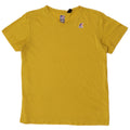 Męski T-shirt K-Way, duży, żółty, bawełniany