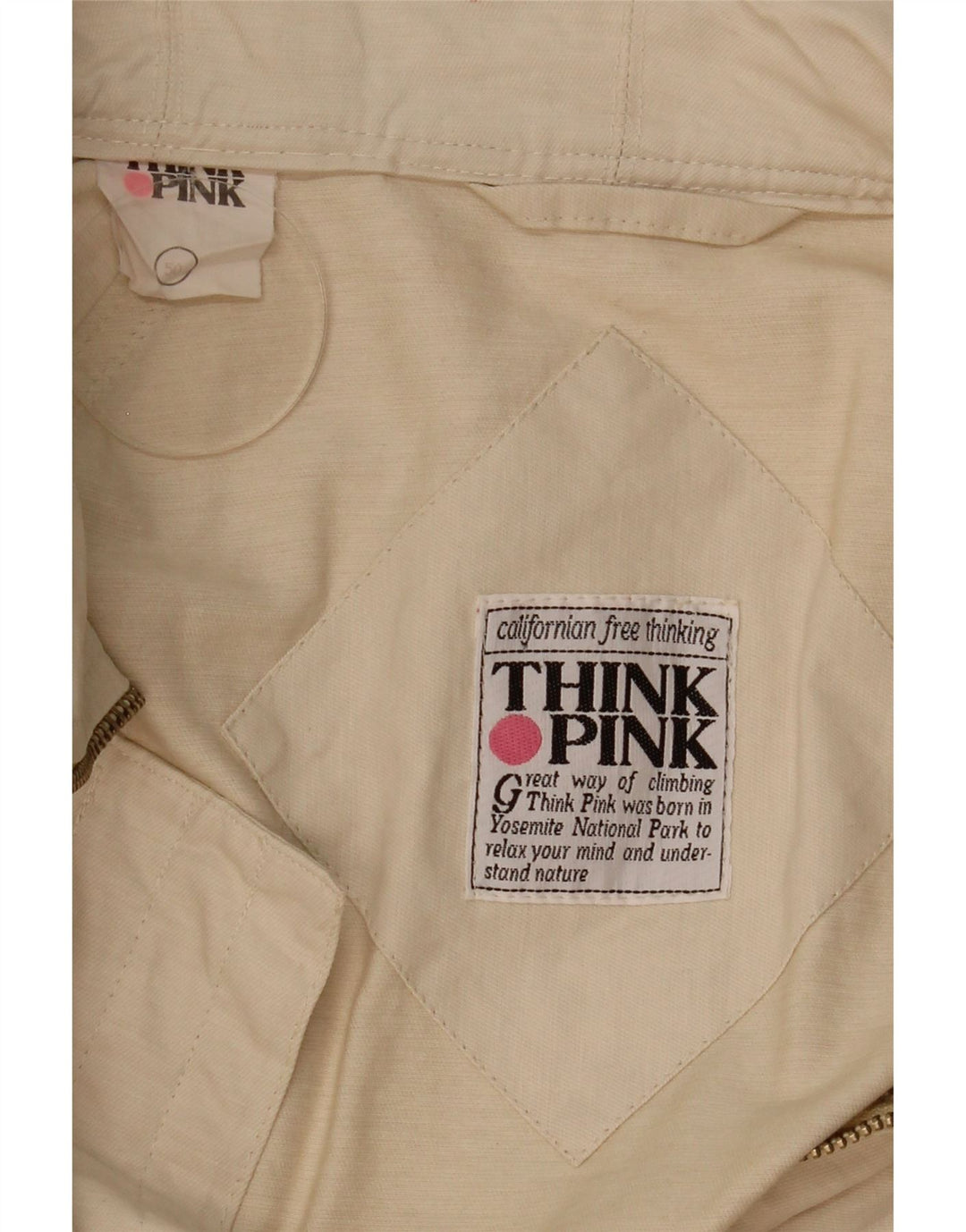 Męska kurtka użytkowa THINK PINK IT 50, duża, beżowa