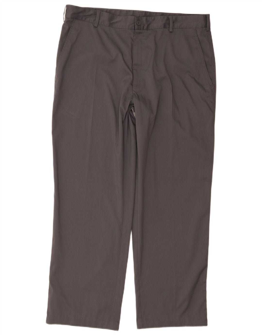Męskie spodnie chino Nike Dri Fit Straight W36 L30 Szary poliester