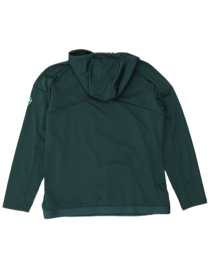 Damski sweter z kapturem MAMMUT UK 16, duży, zielony, poliester