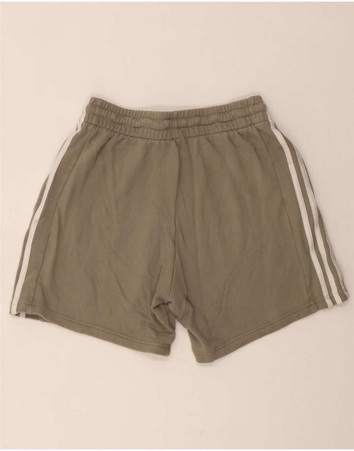 Męskie spodenki sportowe Adidas, średnie khaki, bawełniane
