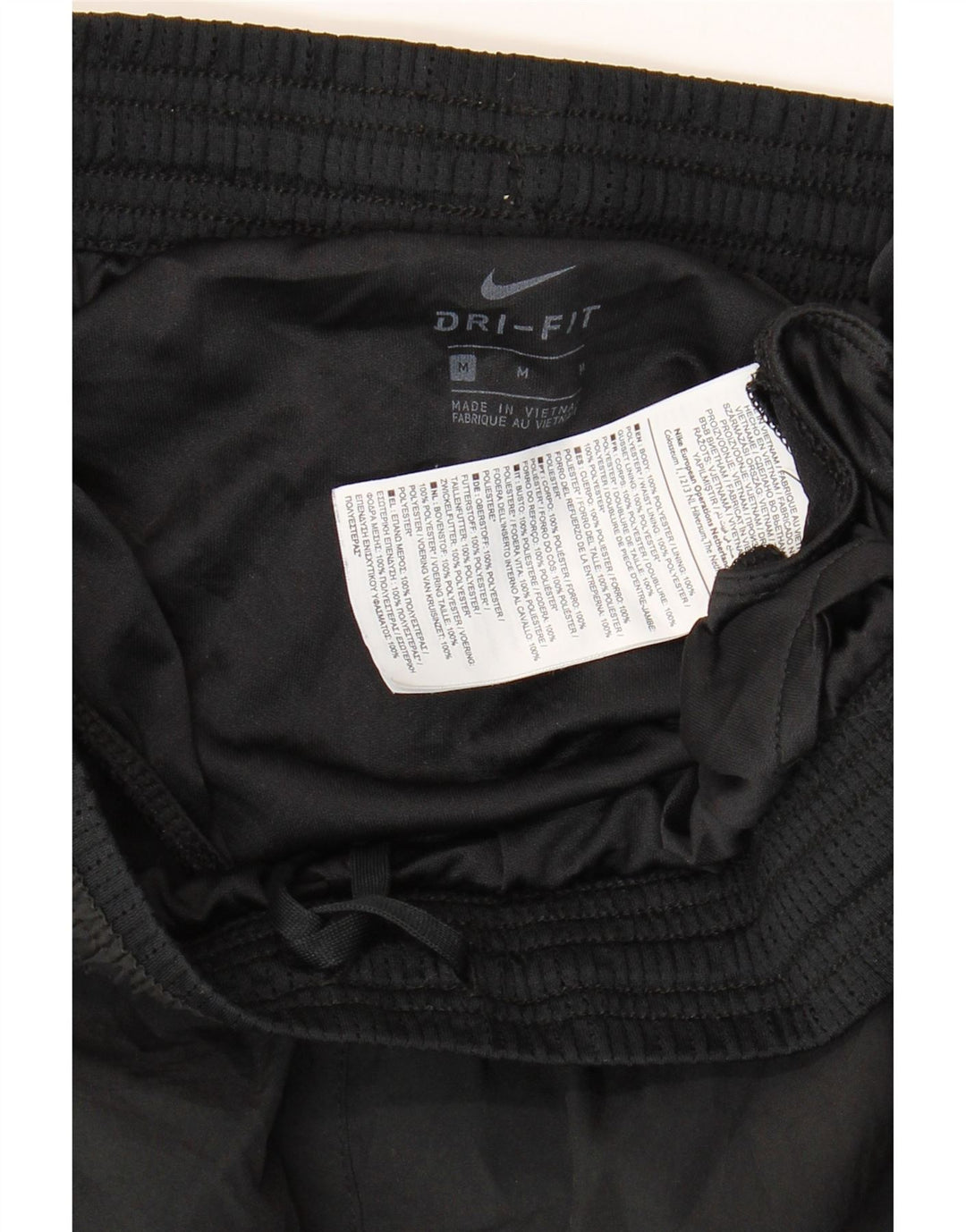Męskie spodenki sportowe Nike Dri Fit, średni czarny poliester