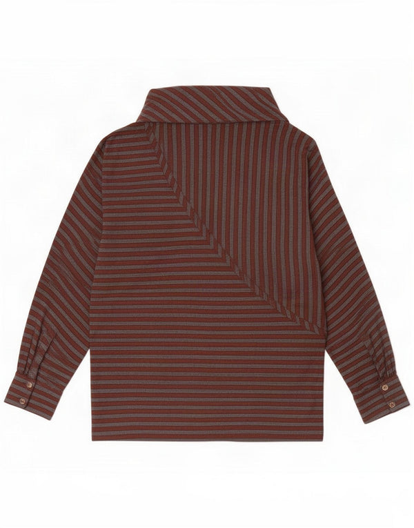 Bluzka damska vintage IT 40 Small Brown Striped
