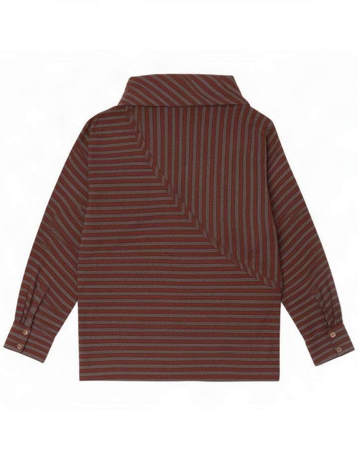 Bluzka damska vintage IT 40 Small Brown Striped
