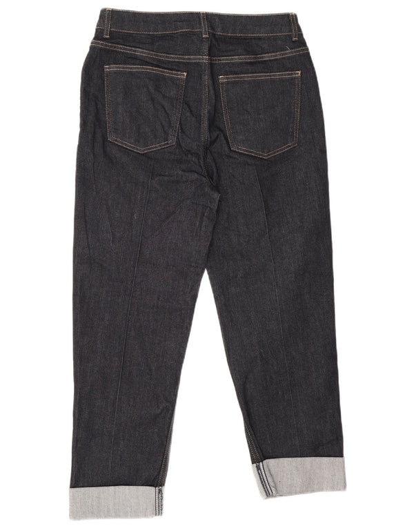 Marks & Spencer Womens Straight Jeans UK 10 Small W28 L23 Navy Blue
