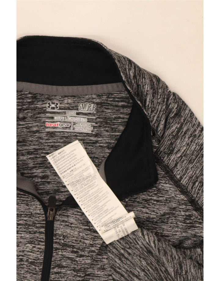 Męski dres Under Armour Heat Gear z pulowerem, mały, szary nakrapiany
