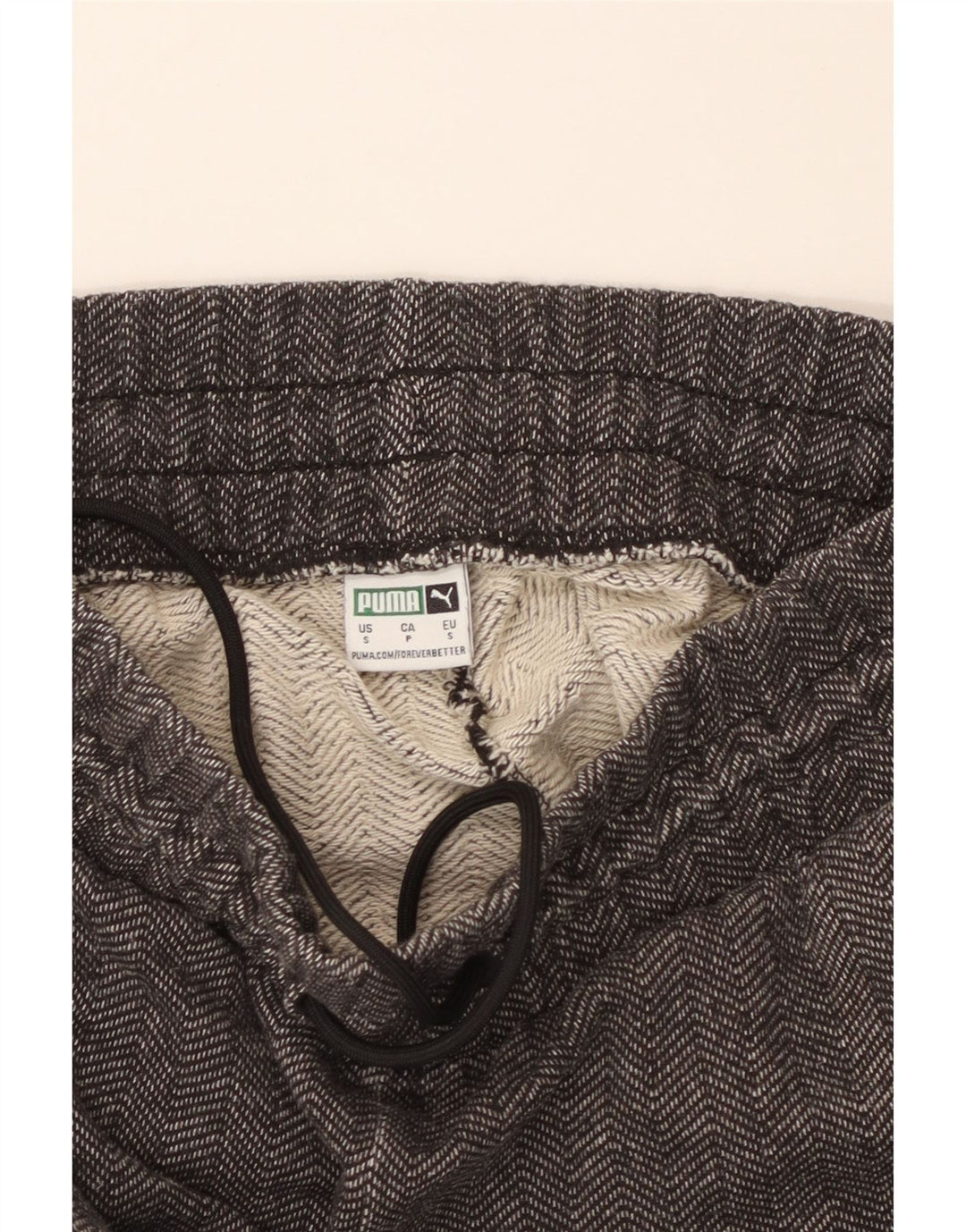 Damskie spodnie dresowe PUMA UK 10 Small Grey w jodełkę