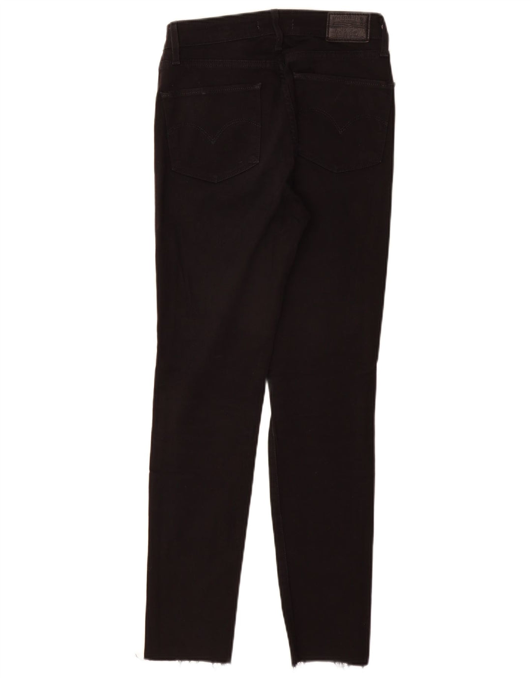 Damskie jeansy LEVI'S 721 z wysokim stanem W27 L28 Czarna bawełna