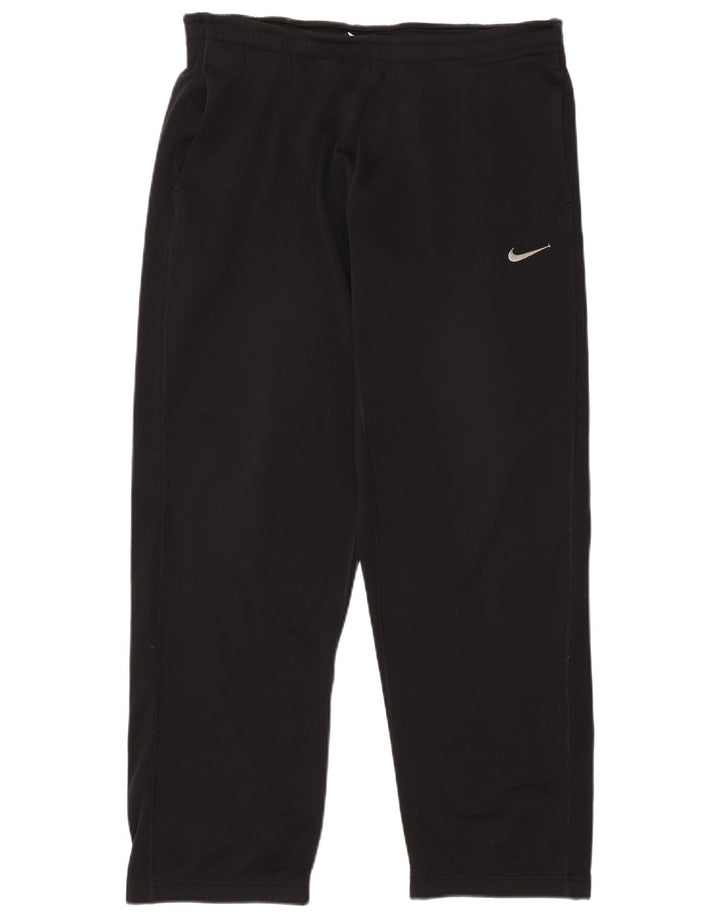 Męskie spodnie dresowe Nike Therma-Fit, duże, czarne, poliestrowe