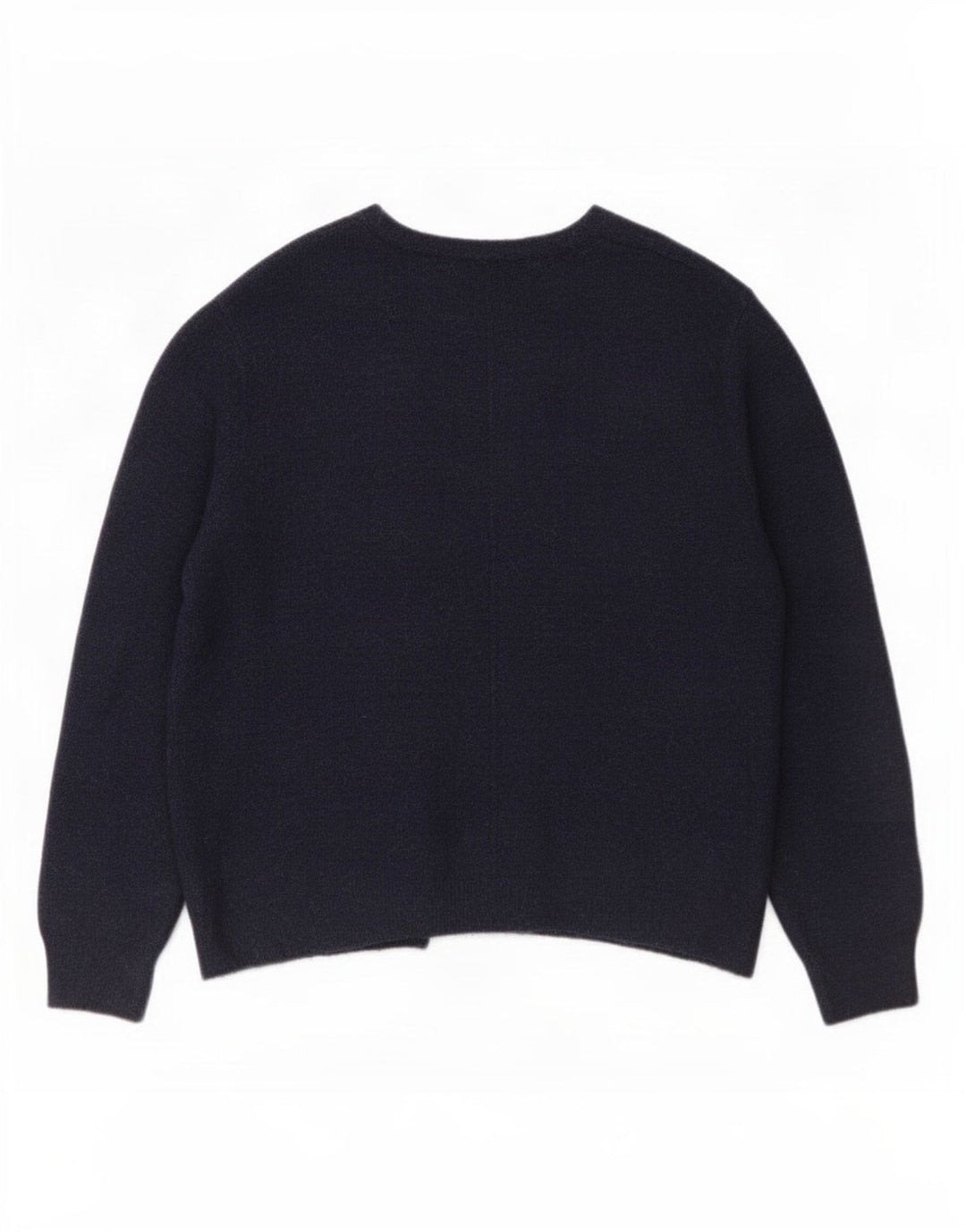 Damski sweter oversize Fat Face z otwartym kardiganem UK 12, średni granatowy