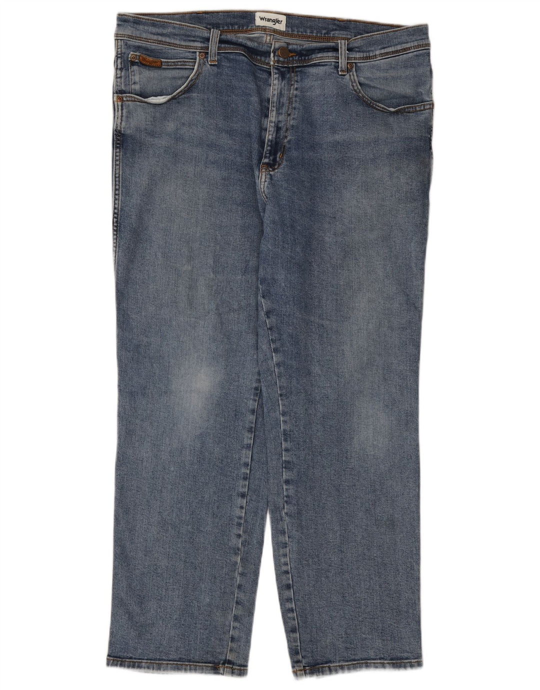 Męskie jeansy Wrangler Texas Straight W40 L30 Niebieskie bawełniane