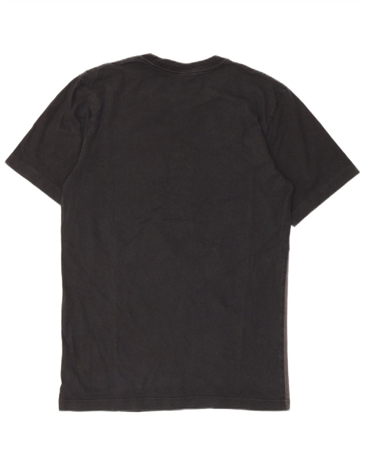 Męski T-shirt z grafiką Nike, mały, czarny, bawełniany z blokami kolorów