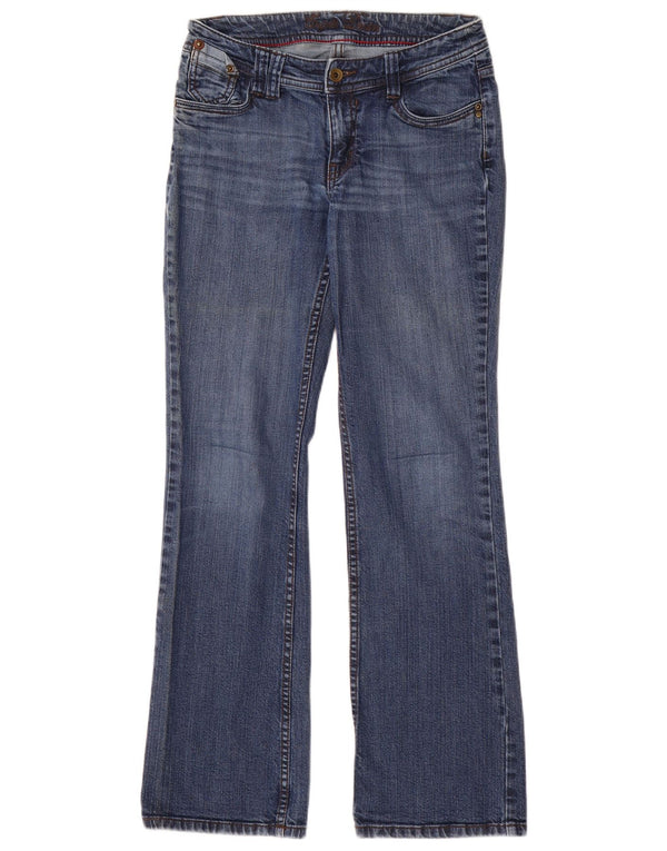 Esprit Womens Bootcut Jeans UK 10 Small W28 L30 Blue Cotton