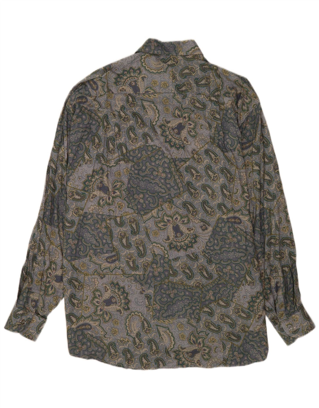 Koszula męska Gandolfi XL, szara, wiskozowa paisley