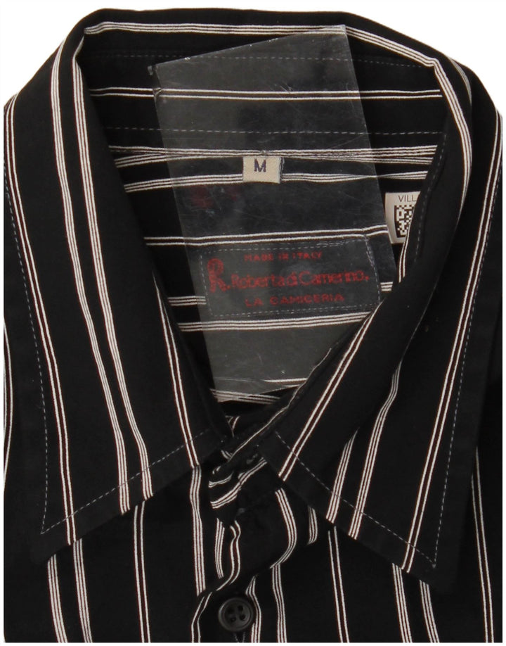 Koszula męska Roberta di Camerino w średnie czarne paski