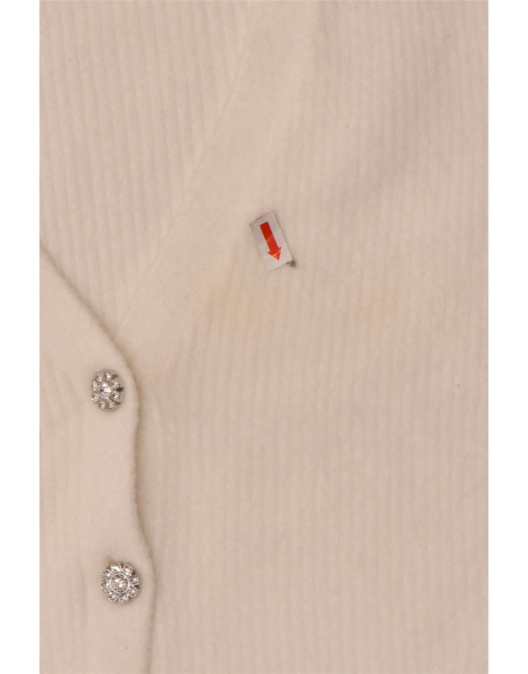 Sweter damski Zara Crop Cardigan UK 12 Średni biały nylon