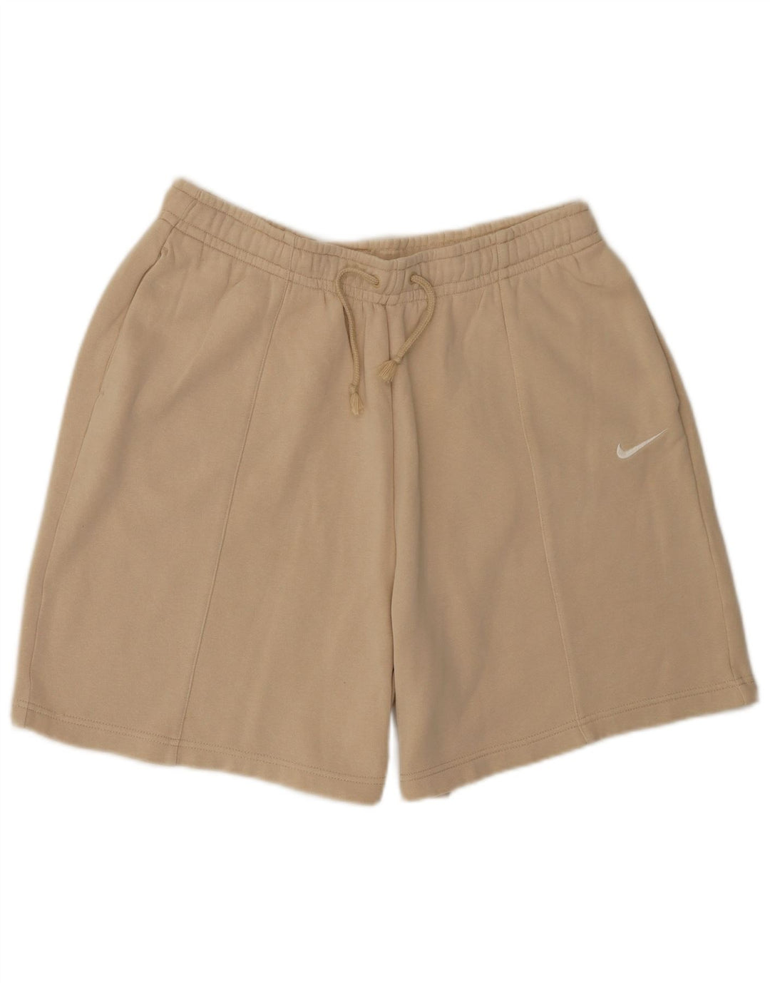 Męskie spodenki sportowe Nike, duże, beżowe, bawełniane