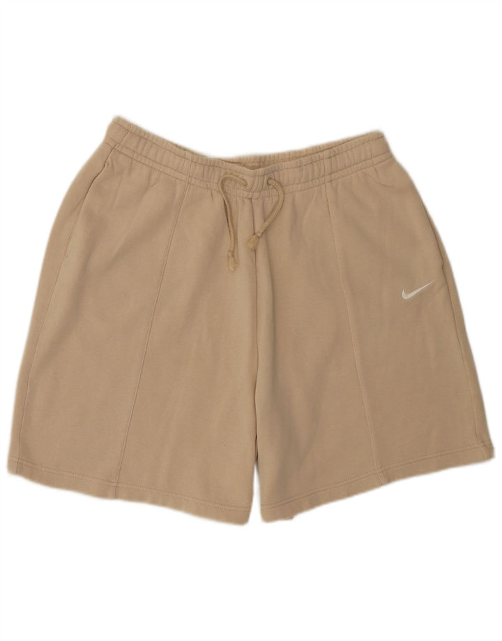 Męskie spodenki sportowe Nike, duże, beżowe, bawełniane