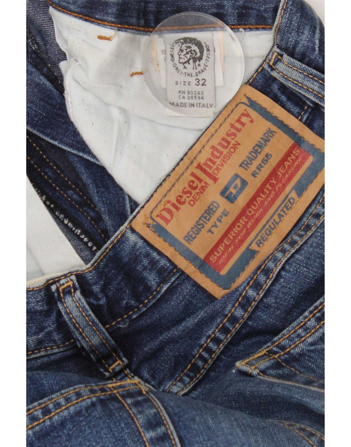 Męskie jeansy Bootcut Diesel W32 L33 Niebieskie bawełniane