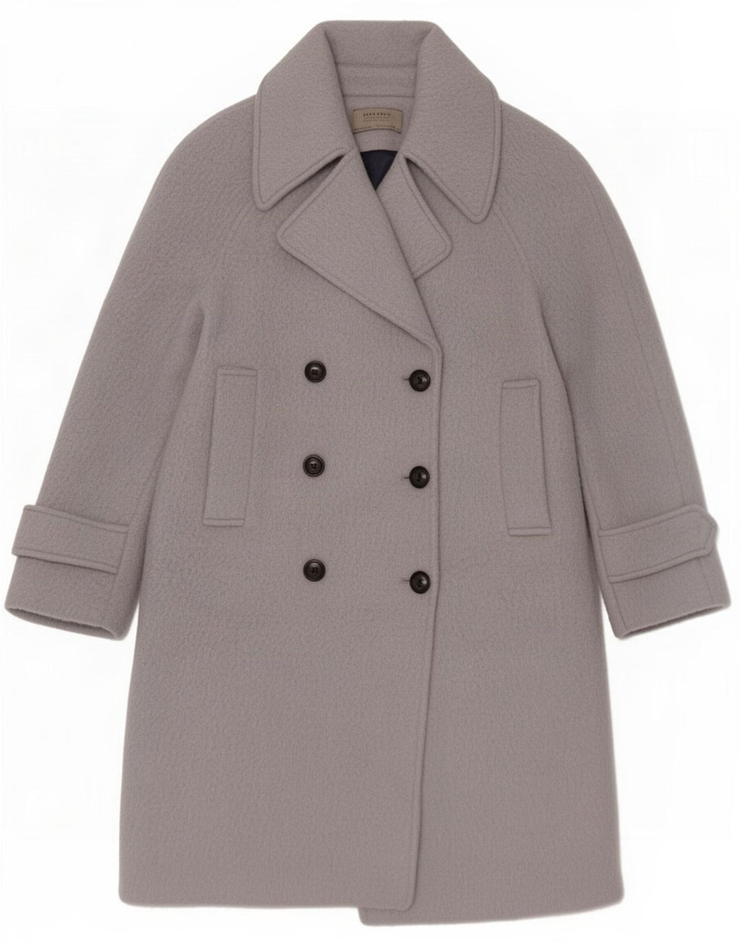 Dwurzędowy płaszcz damski Zara UK 10 Small Blue