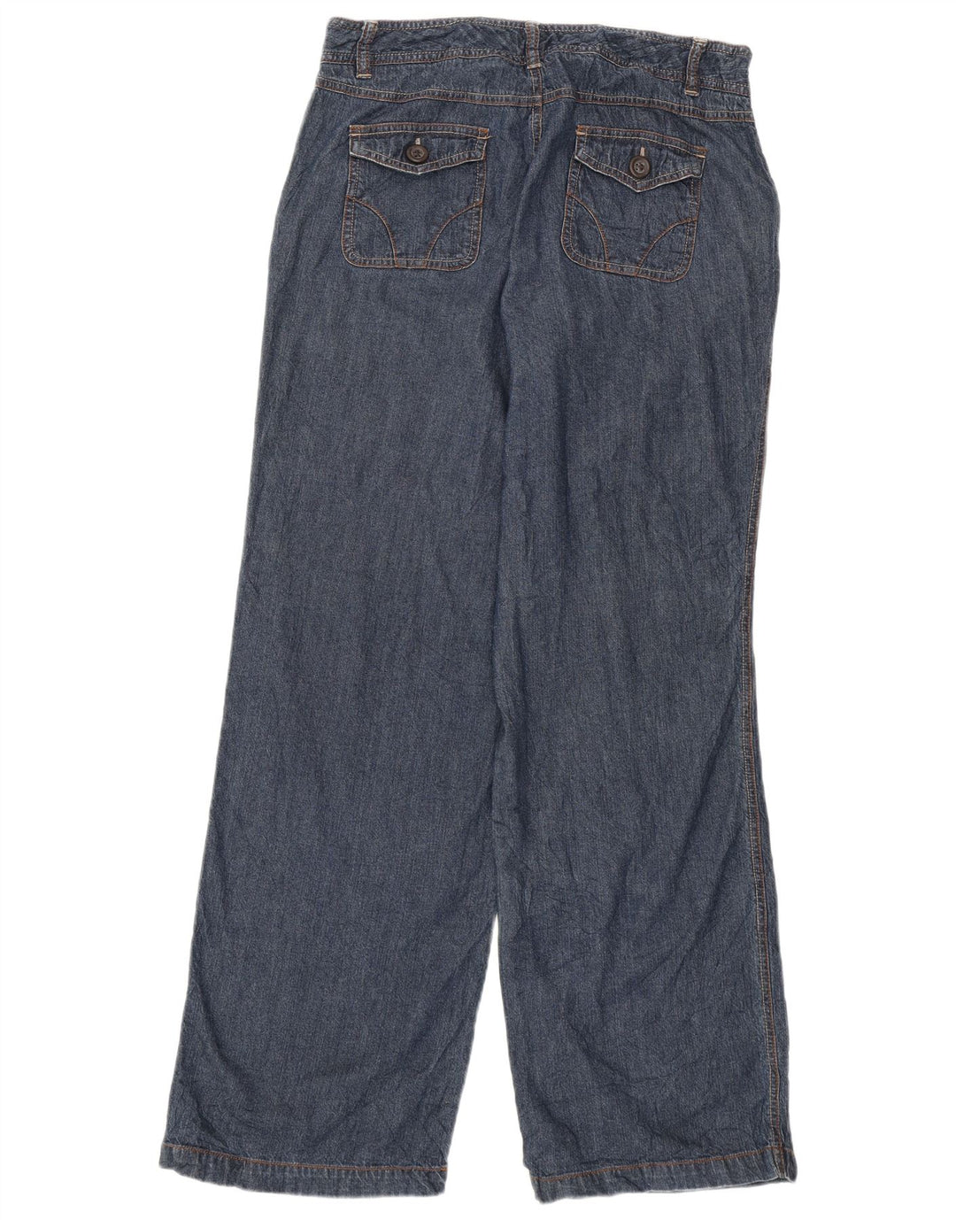 Dżinsy damskie DOCKERS z szeroką nogawką US 8 Medium W30 L31 granatowe