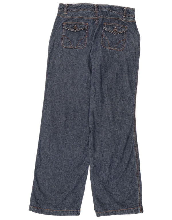 Dżinsy damskie DOCKERS z szeroką nogawką US 8 Medium W30 L31 granatowe