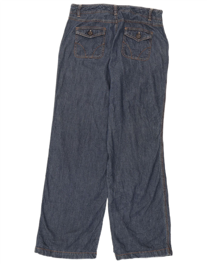 Dżinsy damskie DOCKERS z szeroką nogawką US 8 Medium W30 L31 granatowe