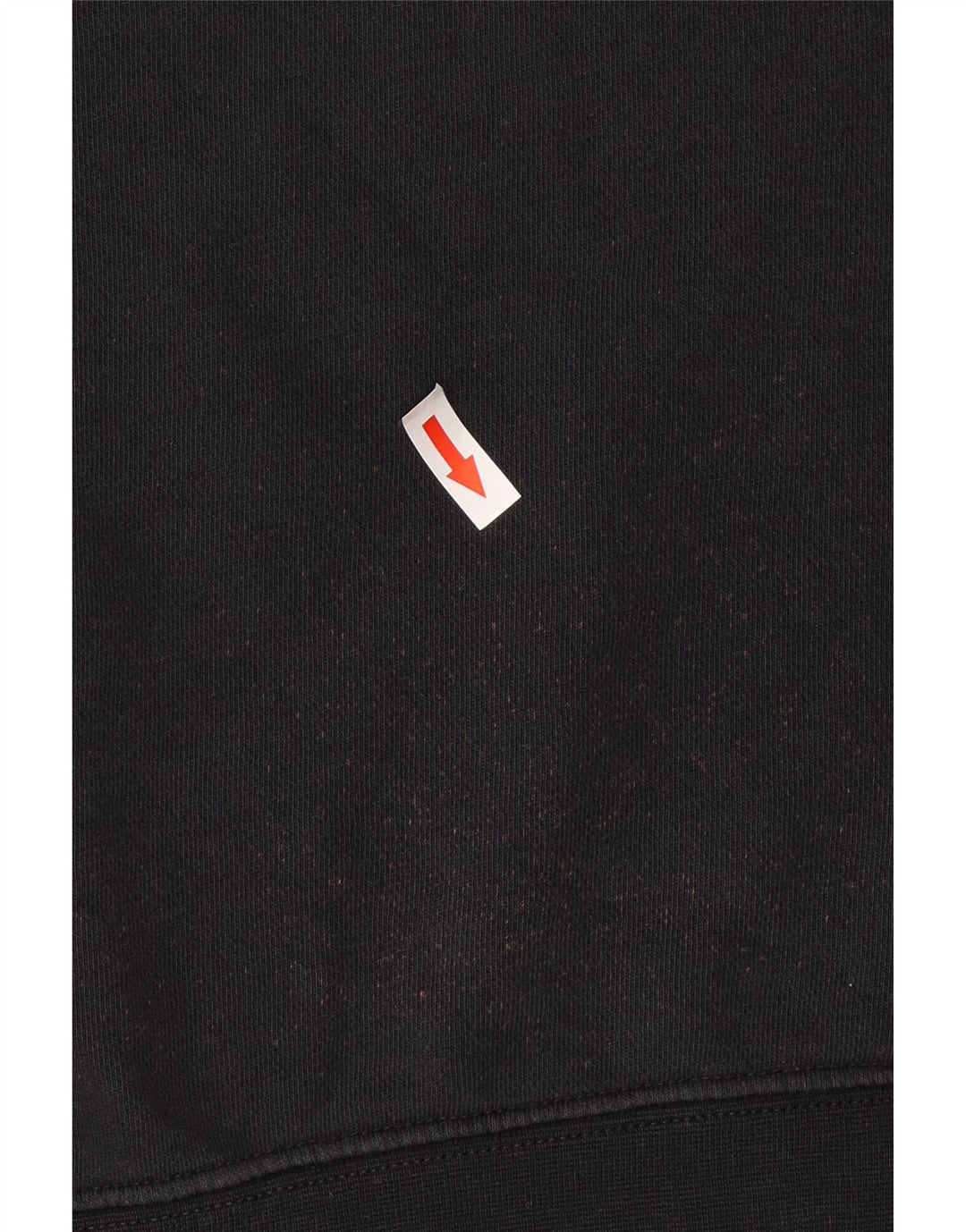 Męski sweter z grafiką Nike, mały, czarny, bawełniany