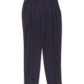 TRUSSARDI Womens Pegged Chino Trousers IT 44 Medium W30 L29 Navy Blue Vintage Trussardi and Second-Hand Trussardi from Messina Hembry 