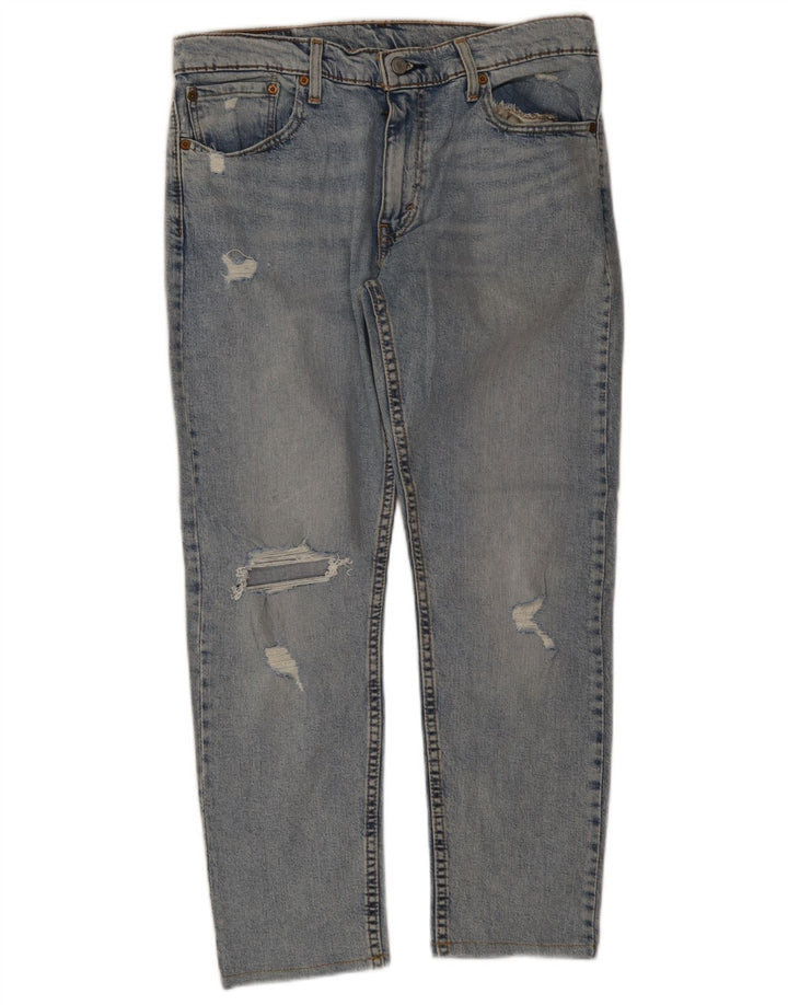 Męskie jeansy Levi's 512 Distressed Slim Tapered W33 L27 Niebieskie