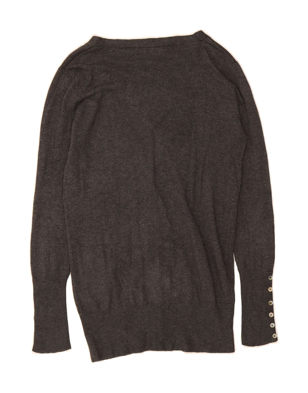 ZARA Womens Cardigan Sweater UK 12 Medium Grey Rayon Vintage Zara and Second-Hand Zara from Messina Hembry 