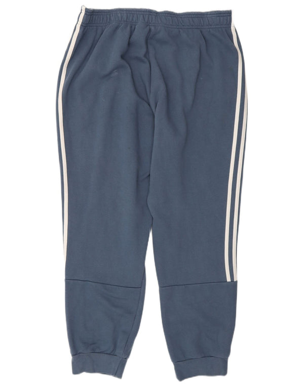 Adidas Męskie Spodnie Dresowe Joggery Duże Granatowe Bawełniane