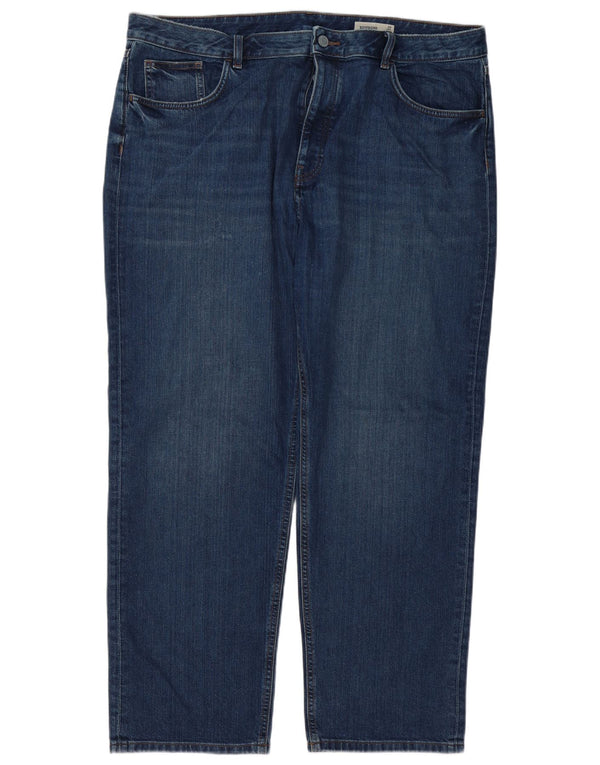 Jeansy Marks & Spencer Damskie Boyfriend Tapered UK 20 2XL W40 L31 Granatowe
