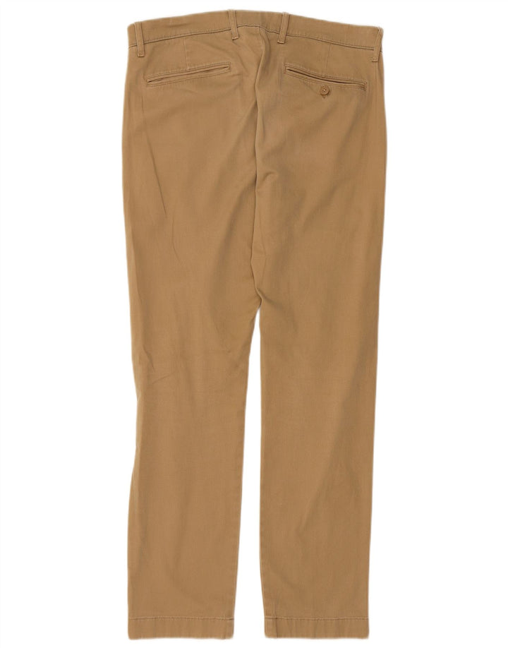 Męskie proste spodnie chino J. CREW W31 L30 Beżowa bawełna