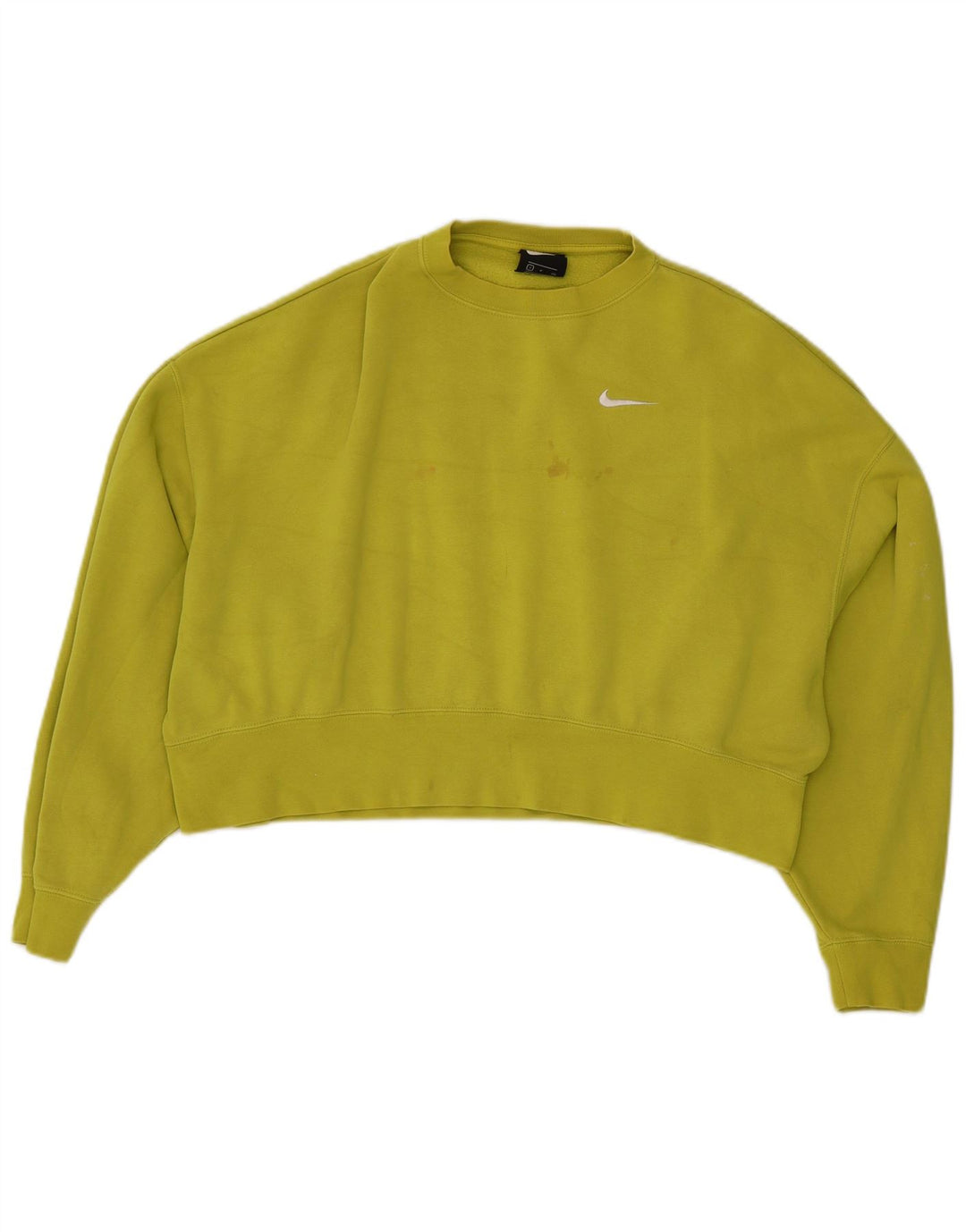 Damska bluza dresowa Nike Crop Oversize UK 10, mała, zielona bawełna