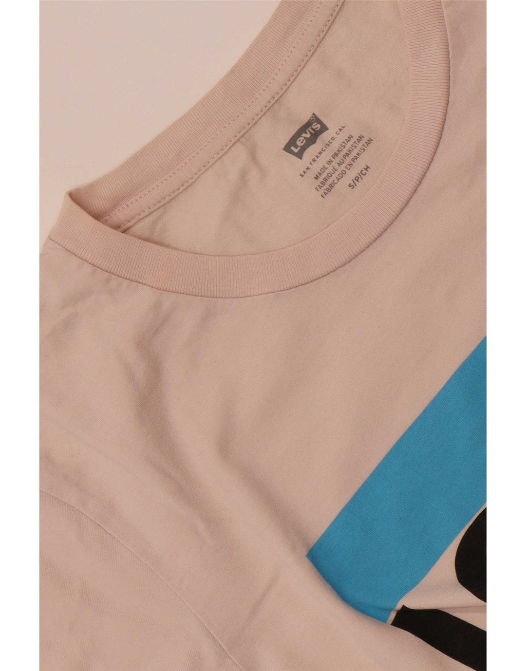 Damska koszulka z grafiką Levi's Top UK 10 Small Pink