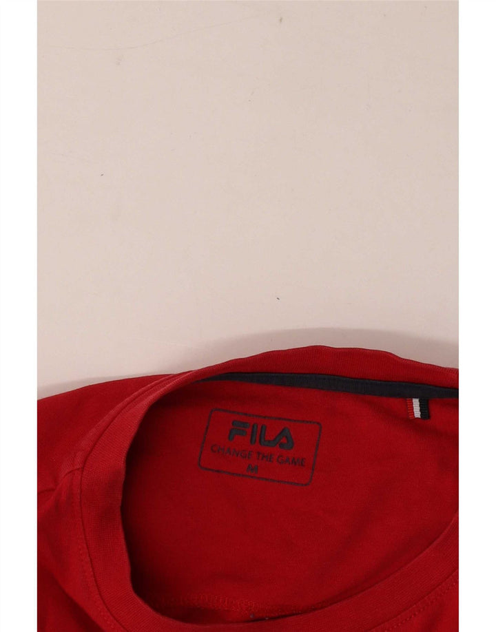 Męska koszulka z grafiką Fila Top Medium, wielobarwna, z blokami kolorów