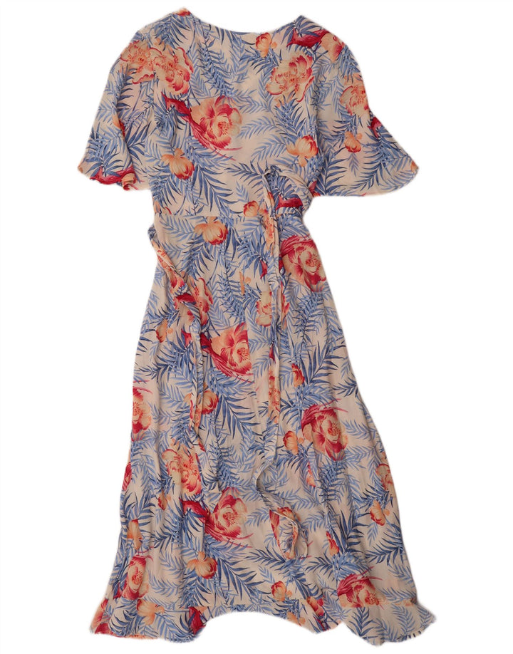 PER UNA Womens Maxi Wrap Dress UK 8 Small  Multicoloured Floral
