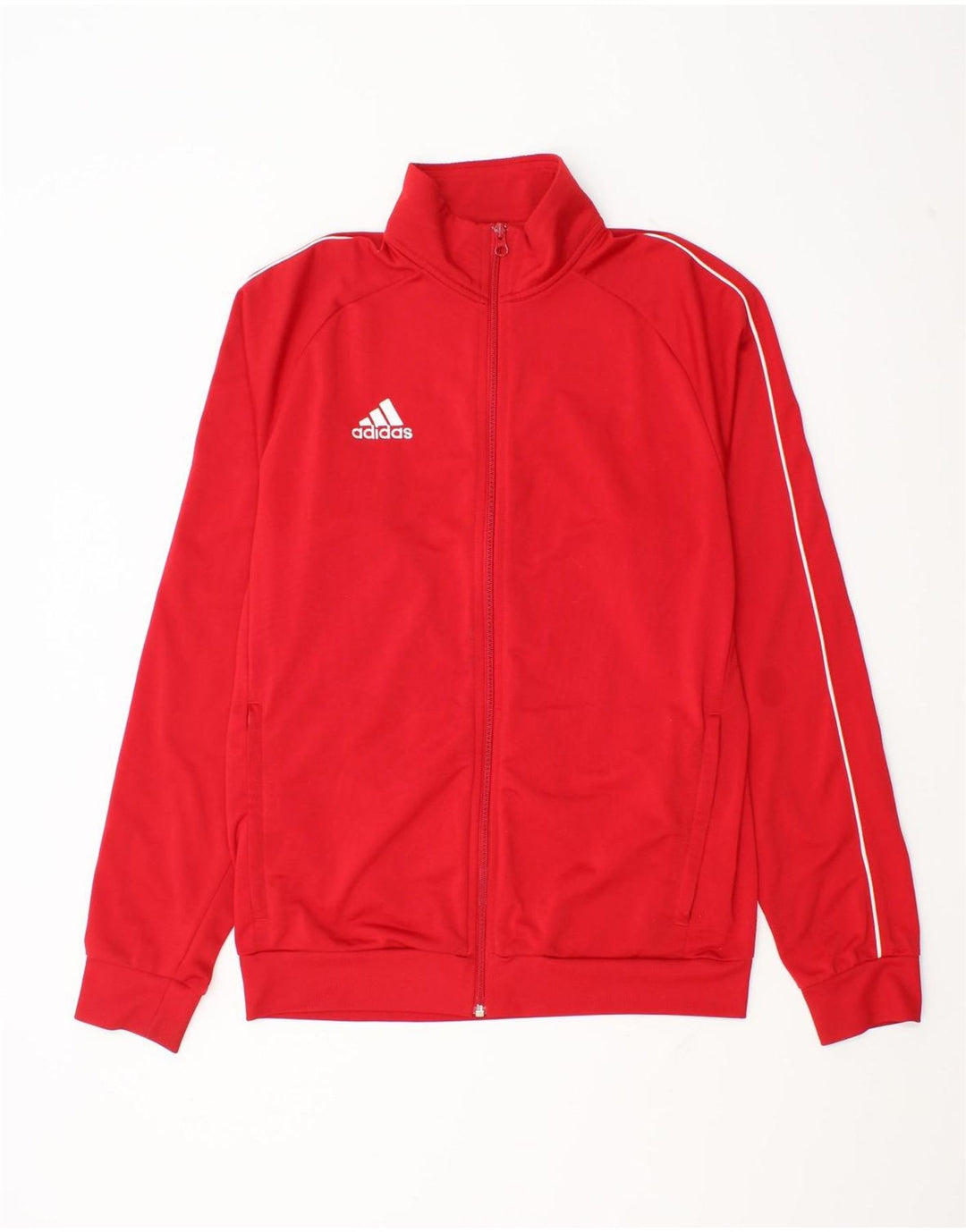 Adidas Męska bluza dresowa, średnia czerwona poliester