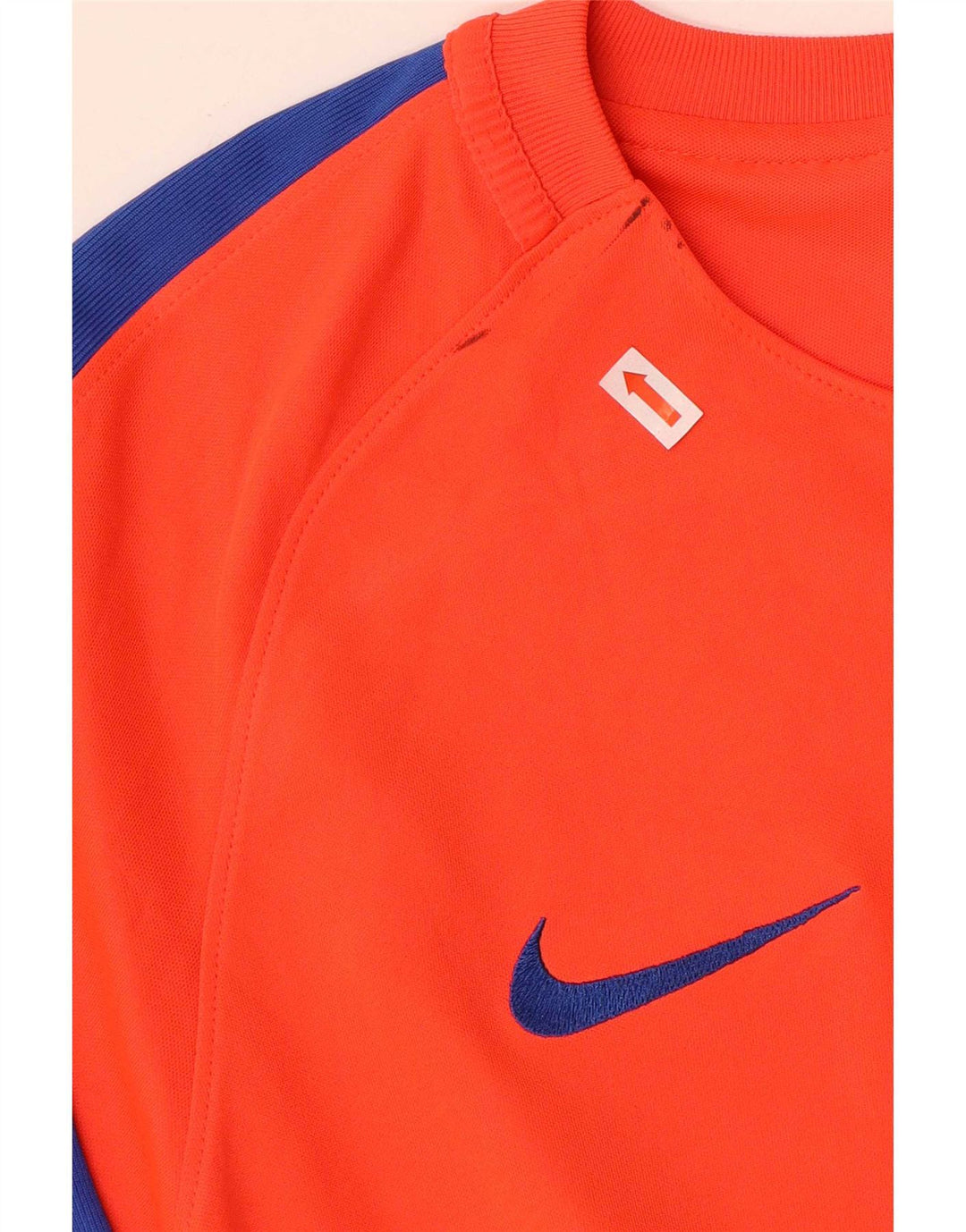 Męski T-shirt Nike Barcelona z grafiką, duży, pomarańczowy, poliestrowy blok kolorów