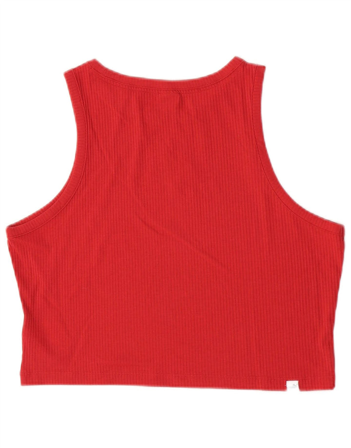 Damska kamizelka Puma Crop Graphic Top UK 18 XL Czerwony Poliester