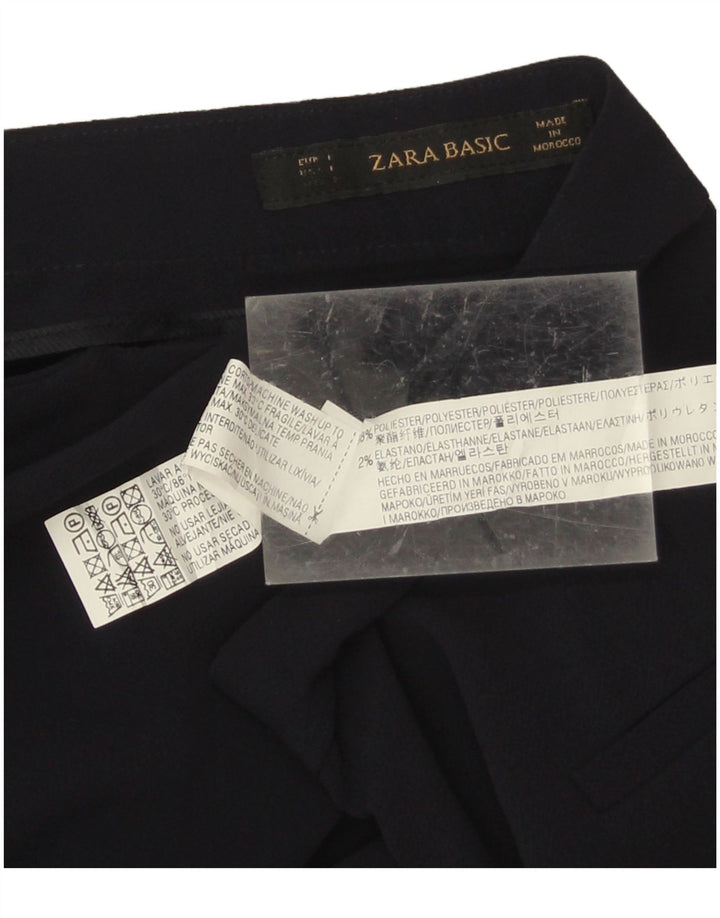 Damskie spodenki chino Zara, duże, W32, granatowe, poliestrowe