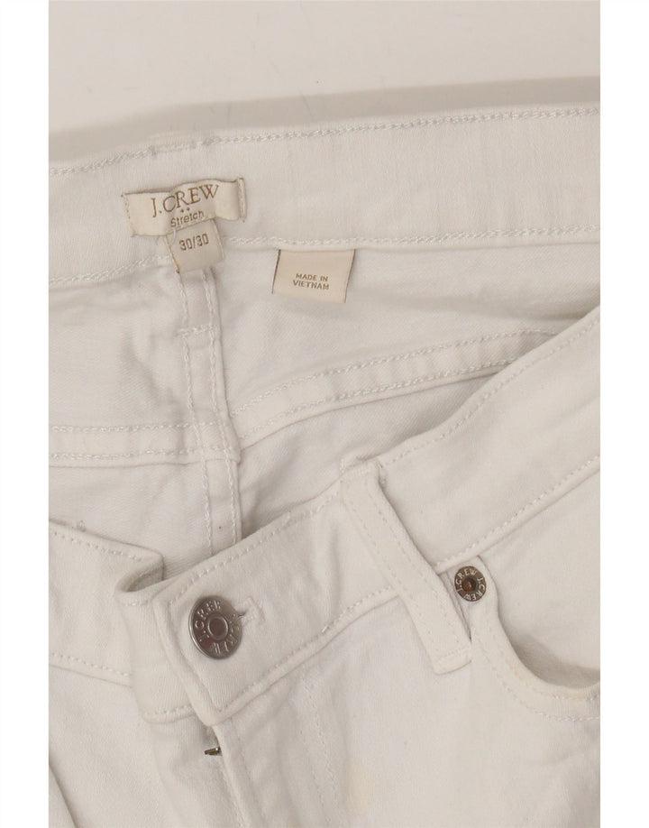 J. CREW Womens Skinny Jeans W30 L30 White Cotton Vintage J. Crew and Second-Hand J. Crew from Messina Hembry 