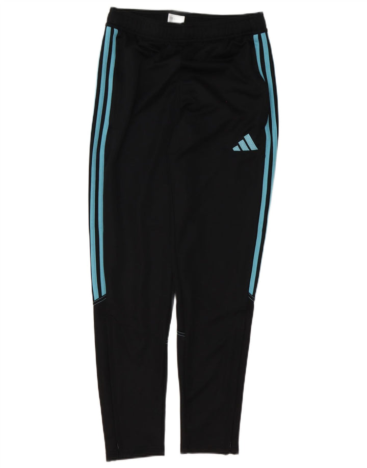 Męskie spodnie dresowe Adidas Aeroready, małe, czarne, poliestrowe