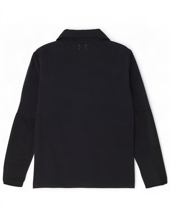 Under Armour Męska bluza z zamkiem błyskawicznym, sweter XS, granatowa, bawełniana
