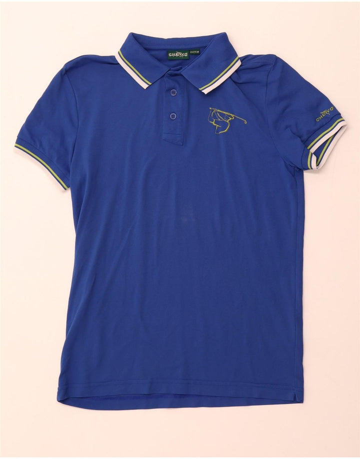 Męska koszulka polo CHERVO IT 46 Small Blue Nylon