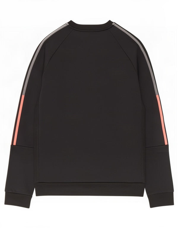 Adidas Mens Graphic Sweatshirt Jumper Medium Black Polyester