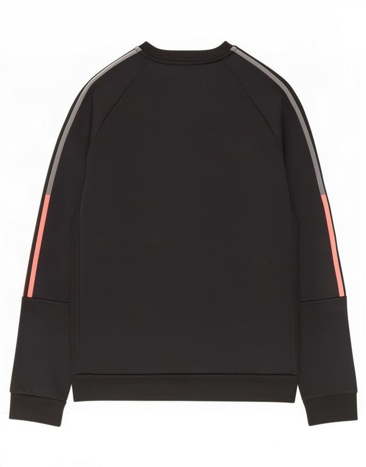 Męska bluza Adidas z grafiką, średni czarny poliester