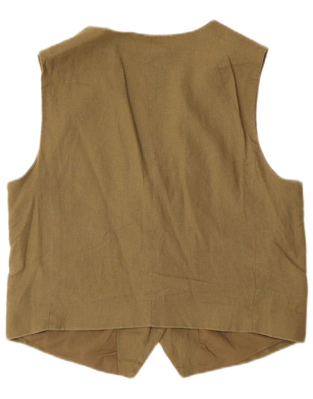 Kamizelka damska Zara UK 14, średnia bawełna khaki