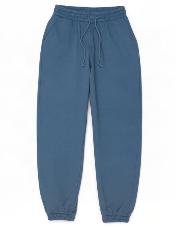 Damskie spodnie dresowe Zara Joggers UK 12 Średni niebieski poliester